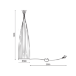 ^ΕΠΙΔΑΠΕΔΙΟ Φ/Σ 1ΧΕ27 BAMBOO D30XH100CM SERIFOS - Image 3