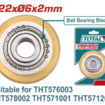 TOTAL ΑΝΤΑΛΛΑΚΤΙΚΟ ΜΑΧΑΙΡΙ Φ-22Χ6Χ2mm ΓΙΑ THT576003 / THT578002 / THT571001 / THT571201 (THT576003B)