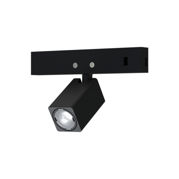 ΜΙΝΙ ΜΑΥΡΟ ΤΕΤΡΑΓΩΝΟ ΜΑΓΝΗΤΙΚΟ ΣΠΟΤ 24V DC 1W 3000K 80LM 24° RA90 5YRS 12*22(38)ΜΜ