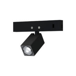 ΜΙΝΙ ΜΑΥΡΟ ΤΕΤΡΑΓΩΝΟ ΜΑΓΝΗΤΙΚΟ ΣΠΟΤ 24V DC 1W 4000K 85LM 24° RA90 5YRS 12*22(38)ΜΜ