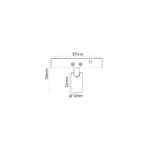 ΜΙΝΙ ΜΑΥΡΟ ΜΑΓΝΗΤΙΚΟ ΣΠΟΤ 24V DC 1W 4000K 85LM 24° RA90 5YRS Φ12*22(38)ΜΜ - Image 2