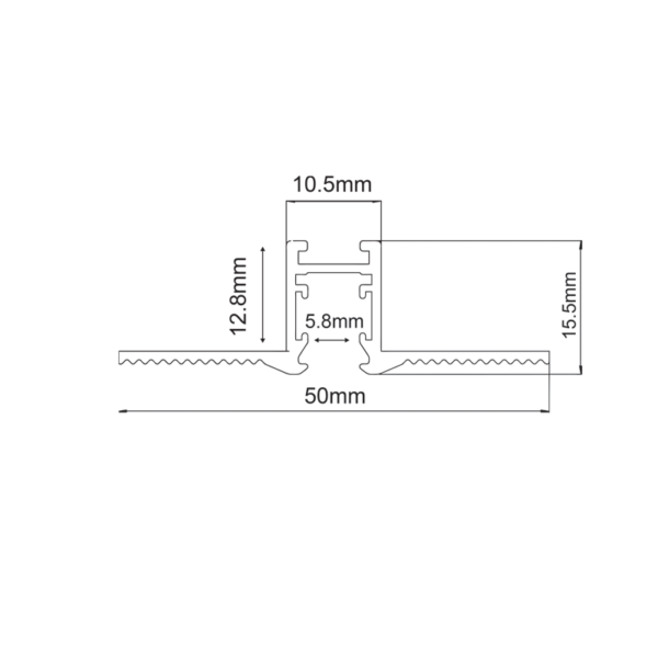 ΜΙΝΙ ΜΑΓΝΗΤΙΚΗ ΡΑΓΑ TRIMLESS 24V DC 1Μ ΜΑΥΡΗ - Image 2