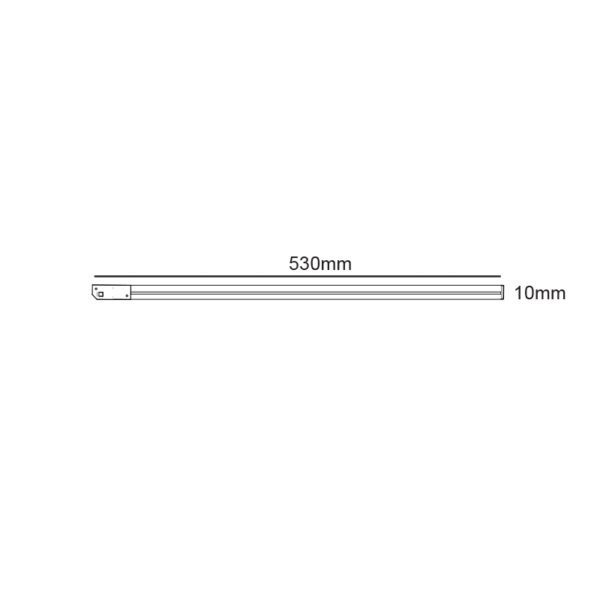 ΜΙΝΙ ΝΕΟΝ ΜΑΓΝΗΤΙΚΟ ΦΩΤΙΣΤΙΚΟ 24V DC 6W 3000K 180LM 110° RA90 5YRS L530ΜΜ - Image 2