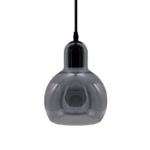 NETTO ΚΡΕΜΑΣΤΟ ΓΚΡΙ ΓΥΑΛΙ Φ17cm 1X40W E27 BLOOM