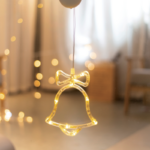 "WINDOW PLASTIC BELL" 10 LED ΛΑΜΠΑΚΙΑ  WW ΜΠΑΤ. (3ΧΑΑΑ) IP20 16X20.5CM