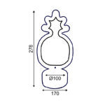 41 NEON LED ΛΑΜΠΑΚΙΑ ΜΕ ΜΠΑΤΑΡΙΑ (3xAA)/USB