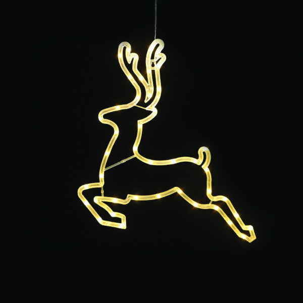 "PLASTIC DEER" 43 LED ΛΑΜΠΑΚΙΑ WW ΜΠΑΤ. (3ΧΑΑ)/USB