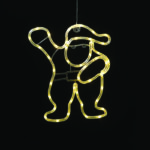 "PLASTIC SANTA" 44 LED ΛΑΜΠΑΚΙΑ WW ΜΠΑΤ. (3ΧΑΑ)/USB