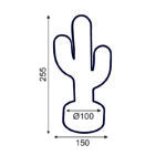 45 NEON LED ΛΑΜΠΑΚΙΑ ΜΕ ΜΠΑΤΑΡΙΑ (3xAA)/USB