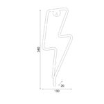 98 NEON LED ΛΑΜΠΑΚΙΑ ΜΕ ΜΠΑΤΑΡΙΑ (3xAA)/USB