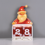 ^ "WOODEN SANTA CALENDAR" 6 LED WW Λ/ΚΙΑ ΜΠ/ΡΙΕΣ (2AAΑ) IP20 12.5X6.7X20.5M