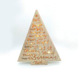 ^ "WOODEN TREE" 10 MINI LED ΛΑΜΠ. ΜΠΑΤ. (3xAA) WW IP20 34.5X5X40CM