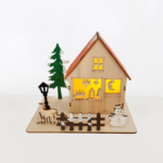 ^ "WOODEN XMAS HOUSE"