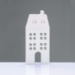 ^WOODEN DECORATIVE WHITE HOUSE   ΜΟΤΙΦ 6