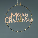^HANGING MERRY CHRISTMAS TREE 20 MINI LED ΘΕΡΜΟ ΛΑΜΠ ΜΠΑΤ 2*CR2032 (ΣΥΜΠΕΡ) IP20 ΔΙΑΜ:26cm 30cm ΚΑΛ^