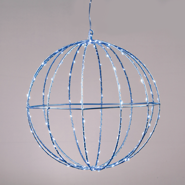 ^ "D40CM SILVER BALL" 240 ΜΙΝΙ LED ΛΑΜ