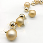 ^ "40 SILVER-CHROME BALLS" 80 CLUSTER MINI LED ΣΕΙΡΑ