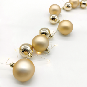 ^ "40 SILVER-CHROME BALLS" 80 CLUSTER MINI LED ΣΕΙΡΑ