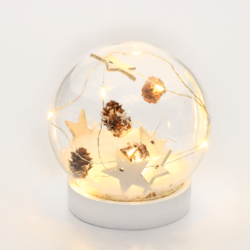 ^ "GLASS SNOW BALL STARS"