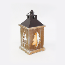 ^ "WOODEN & METAL LANTERN" ΛΕΥΚΟ ΚΕΡΙ