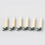 ^ "6 WHITE MINI CLIPS CANDLES"