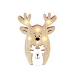 ^ "ΞΥΛΙΝΟ ΔΙΑΚ/ΚΟ ΜΙΚΡΟΣ&ΜΕΓΑΛΟΣ ΤΑΡΑΝΔΟΣ" 6 LED WW ΛΑΜΠΑΚΙΑ ΜΠΑΤΑΡ (2xΑAA) IP20 18x2.4x25cm