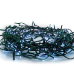 ^ 100 LED ΛΑΜΠ ΣΕ ΣΕΙΡΑ 5cm ΜΠΛΕ ΑΝΤΑΠΤ 31VDC & ΕΠΕΚΤ MAX 6ΣΕΤ IP44 5m ΠΡΑΣ ΚΑΛΩΔ