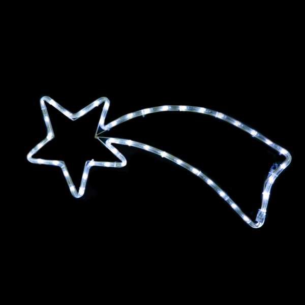 "COMET" 48 LED ΣΧΕΔΙΟ 2m ΜΟΝΟΚΑΝΑΛ ΦΩΤΟΣΩΛ ΨΥΧΡΟ ΛΕΥΚΟ ΜΗΧΑΝΙΣΜΟ FLASH IP20 68x29cm 1.5m ΚΑΛΩΔ