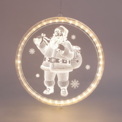 ^ "3D ACRYLIC SANTA"