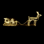 REINDEER WITH SLEIGH