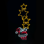 SANTA WITH STARS 336 LED ΜΟΤΙΦ 9