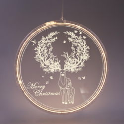 ^ "3D ACRYLIC REINDEER"