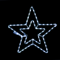 ^ "DOUBLE STARS" 72 LED ΣΧΕΔΙΟ 3m ΜΟΝΟΚΑΝΑΛ ΦΩΤΟΣΩΛ ΨΥΧΡΟ ΛΕΥΚΟ ΜΗΧΑΝΙΣΜΟ FLASH IP44 55cm 1.5m ΚΑΛΩ