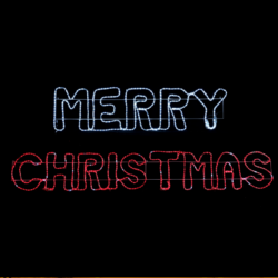 MERRY CHRISTMAS 936 LED 26m ΜΟΝΟΚ. ΦΩΤ ΛΕΥΚΟ & KOKKINO FLASH IP65 160*40