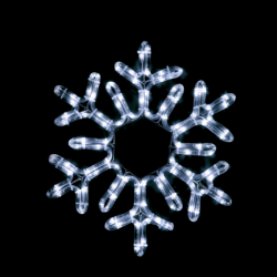 ^ "SNOWFLAKE" 96 LED ΣΧΕΔΙΟ 4m ΜΟΝΟΚΑΝΑΛ ΦΩΤΟΣΩΛ ΨΥΧΡΟ ΛΕΥΚΟ IP44 38cm 1.5m ΚΑΛΩΔ