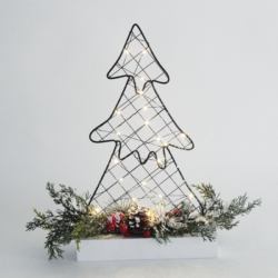^ "TREE TABLE LIGHTS" 30 MINI LED WW Λ/ΚΙΑ ΜΠ/ΡΙΕΣ (3AA) IP20 25x5x40CM