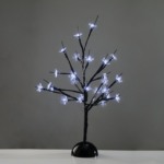 ^ "TABLE TREE" 25 LED ΣΧΕΔΙΟ ΛΑΜΠΑΚ ΜΕ ΜΠΑΤΑΡΙΑ 3xAA ΨΥΧΡΟ ΛΕΥΚΟ IP20 10x10x45cm