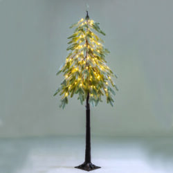 ^SNOWY GREEN PINE TREE 90 WW LED ΛΑΜΠ. ΑΝΤΑΠΤ:4