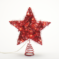 ^ "RED CONVEX STAR" 20 MINI WW LED ΛΑΜΠ. ΜΠΑΤ. 3ΧΑΑ