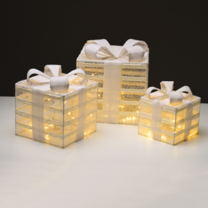^ SET "WHITE GIFT BOX