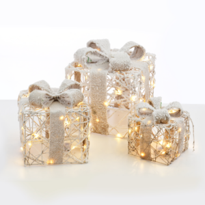 SET "RATTAN GIFT BOX