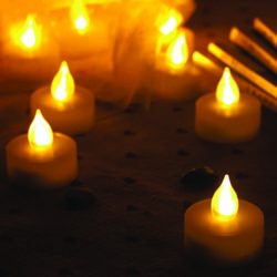 ΣΕΤ TEA LIGHTS 4 LED ΛΑΜΠ ΔΙΑΚΟΣΜΗΤΙΚΑ ΘΕΡΜO ΜΠΑΤ 4*CR2032(ΔΕΝ ΣΥΜΠ) IP20 ΔΙΑΜ:3