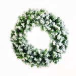 ΧΡΙΣΤΟΥΓΕΝΝΙΑΤΙΚΟ ΣΤΕΦΑΝΙ ΧΙΟΝΙΣΜΕΝΟ PVC 50ΕΚ ΔΙΑΜ.