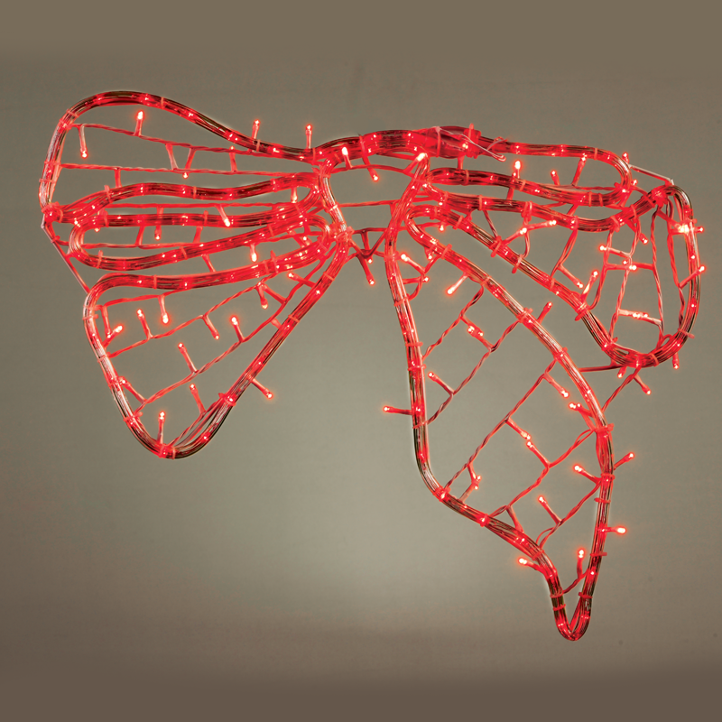 XBOWLEDR60 ^ "BOW" 96 LED ΣΧΕΔΙΟ 4m ΜΟΝΟΚΑΝΑΛ ΦΩΤΟΣΩΛ & 96 LED ΛΑΜΠΑΚ ΣΕΙΡΑ ANTAΠΤ 36VDC RED IP44 60x45cm