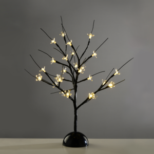 ^ "TABLE TREE" 25 LED ΣΧΕΔΙΟ ΛΑΜΠΑΚ ΜΕ ΜΠΑΤΑΡΙΑ 3xAA ΘΕΡΜΟ ΛΕΥΚΟ IP20 10x10x45cm