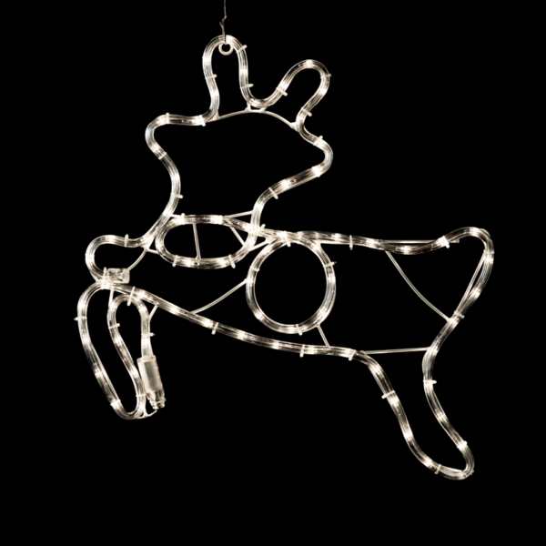 "REINDEER" 72 LED ΣΧΕΔΙΟ 3m ΜΟΝΟΚΑΝΑΛ ΦΩΤΟΣΩΛ ΨΥΧΡΟ ΛΕΥΚΟ IP44 47x49cm 1.5m ΚΑΛΩΔ