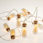 ”MINI GLASS BOTTLE" ΛΕΥΚΟ ΔΕΝΤΡΟ 10 LED ΛΑΜΠΑΚ ΣΕΙΡΑ ΜΠΑΤΑΡ(2xΑΑ) ΘΕΡΜΟ ΛΕΥΚΟ IP20 135+30cm ΔΙΑΦΑΝ Κ