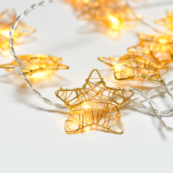 ^ "METAL STARS" 10 LED ΛΑΜΠΑΚ ΣΕΙΡΑ ΜΠΑΤΑΡ.(3xAA) & ΧΡΟΝΟΔΙΑΚ (6ΟΝ/18OFF) ΘΕΡΜΟ ΛΕΥΚΟ ΧΡΥΣΟ ΜΕΤΑΛ