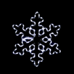 "SNOWFLAKE" 96 LED ΣΧΕΔΙΟ 4m ΜΟΝΟΚΑΝΑΛ ΦΩΤΟΣΩΛ ΨΥΧΡΟ ΛΕΥΚΟ ΜΗΧΑΝΙΣΜΟ FLASH IP44 56cm 1.5m ΚΑΛΩΔ