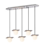 NETTO ΚΡΕΜΑΣ Φ/Σ 5ΧG9 ΑΠΟΧ ΠΑΛ ΞΥΛ MDF+ΛΕΥΚ ΓΥΑΛΙ 63Χ15ΧΗ60CM